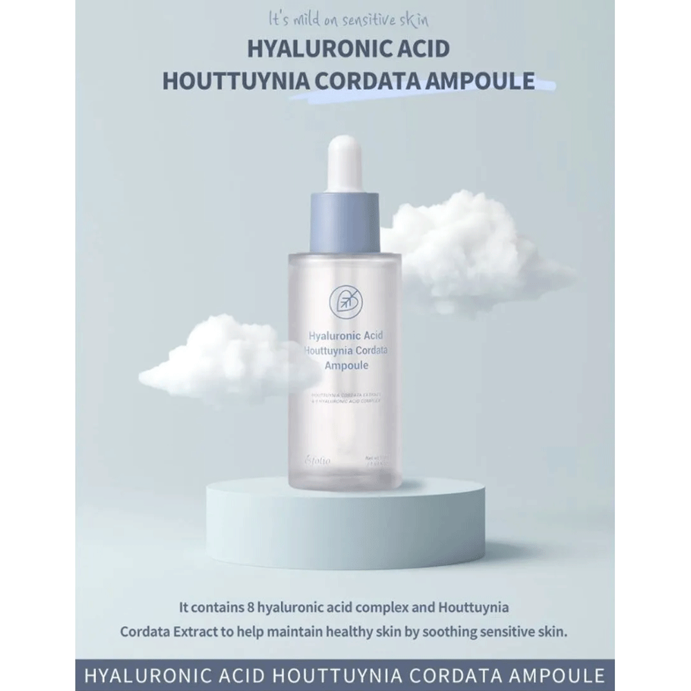 esfolio Hyaluronic Acid Houttuynia Cordata Ampoule 50ml - DODOSKIN