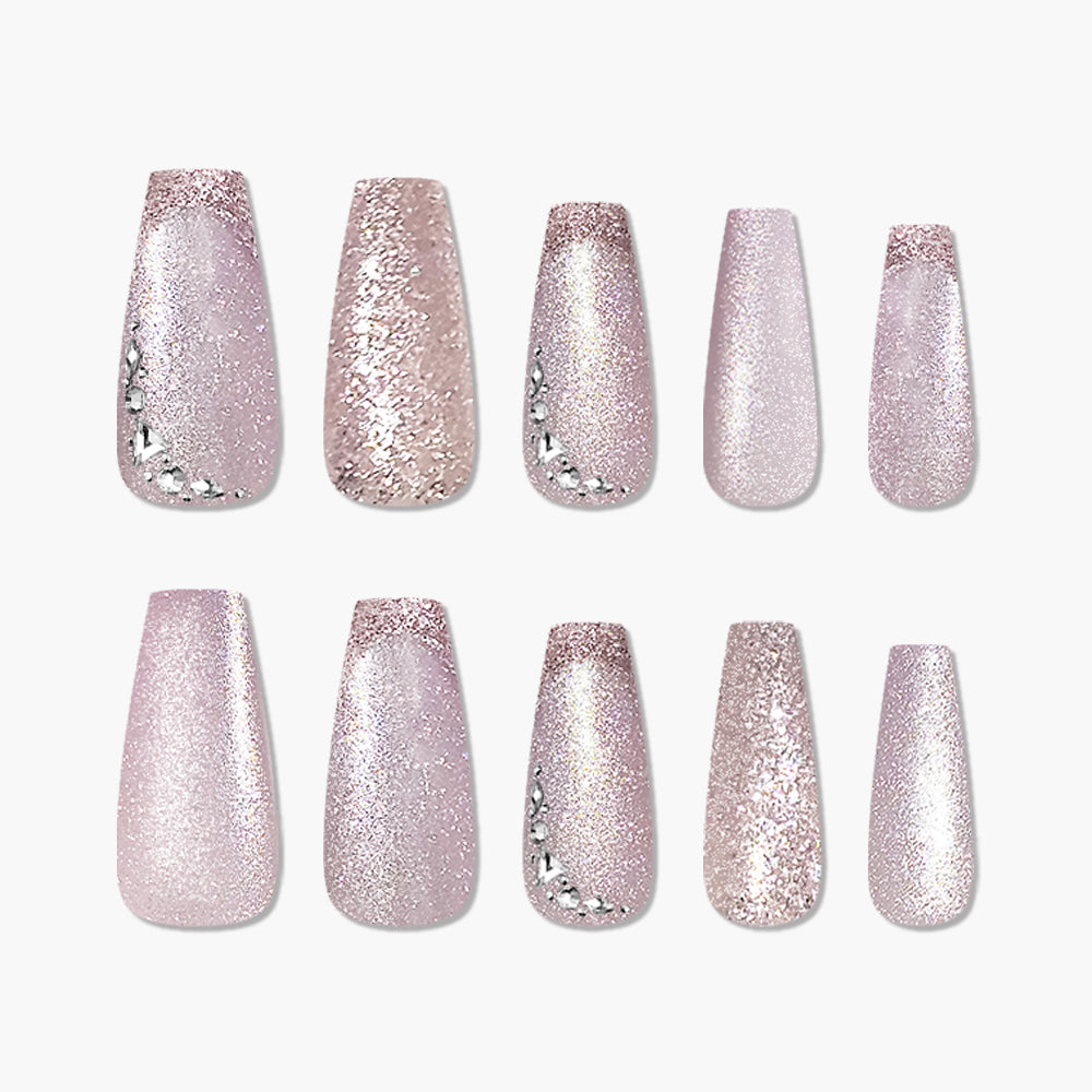MUZMAK Nail Tips 36pcs #Orbit(Ballerina)
