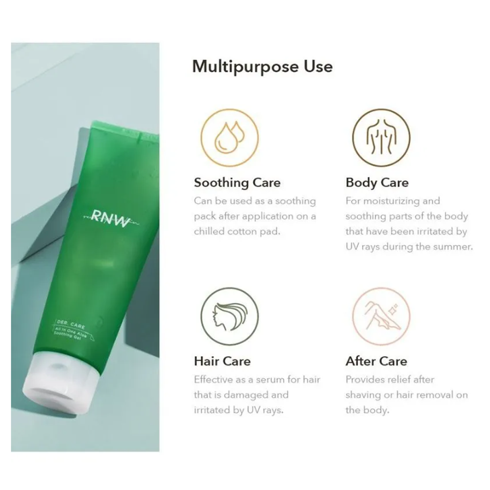 RNW DER. CARE All In One Aloe Soothing Gel 250ml - DODOSKIN