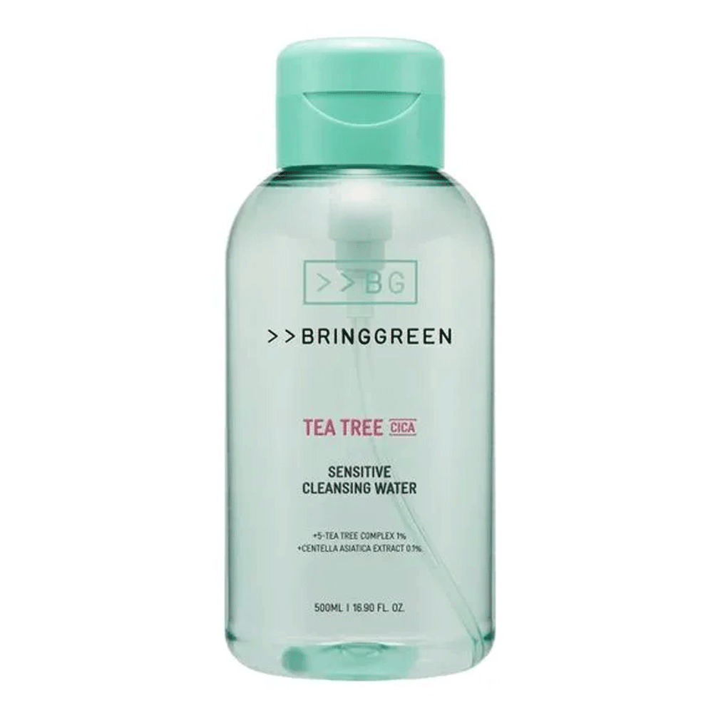 BRING GREEN Tea Tree Cica Sensitive Cleansing Water 500ml - DODOSKIN