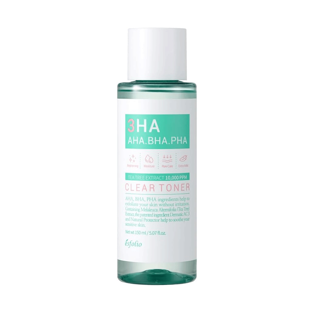 esfolio 3HA Clear Toner 150ml - DODOSKIN