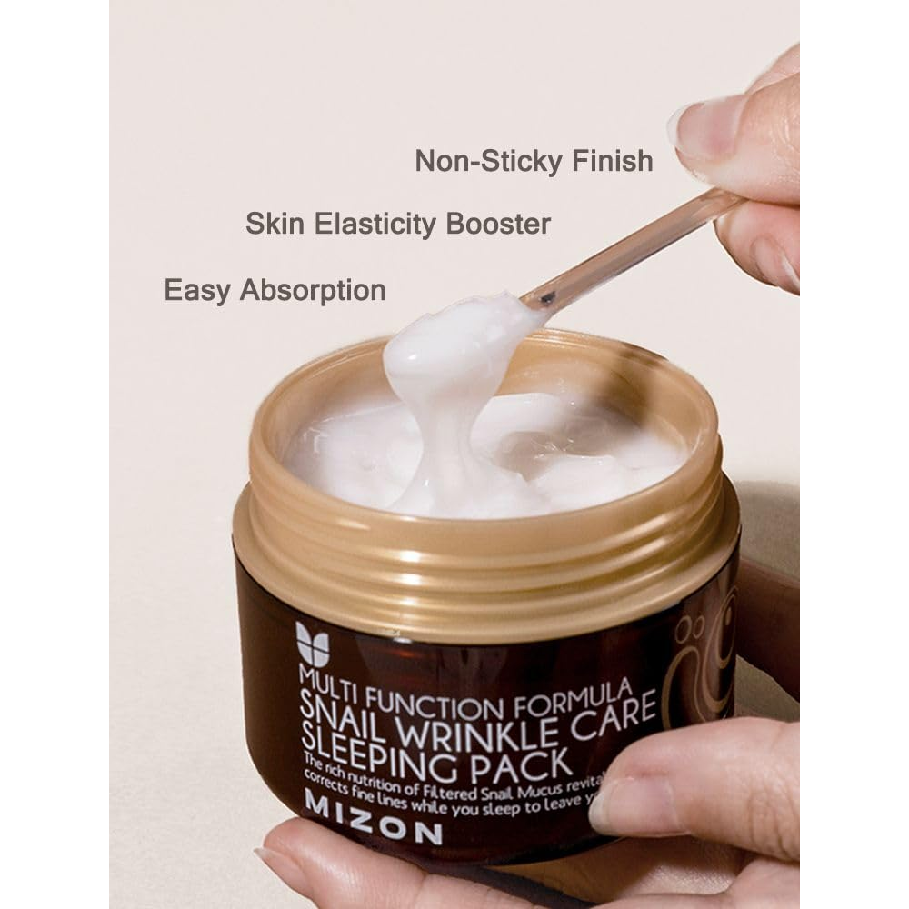 MIZON Snail Wrinkle Care Sleeping Pack 80ml - DODOSKIN