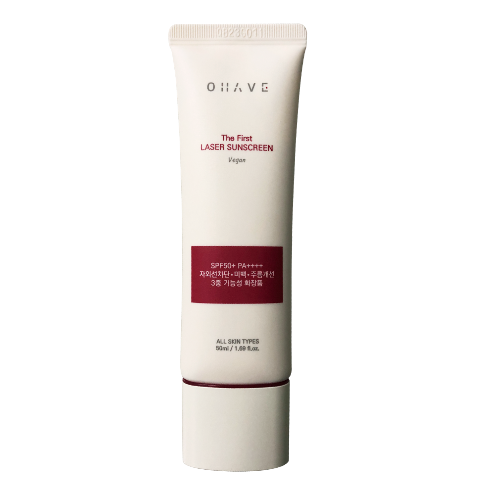 Ohave el primer láser protector solar vegano spf50+pa ++++ 50ml