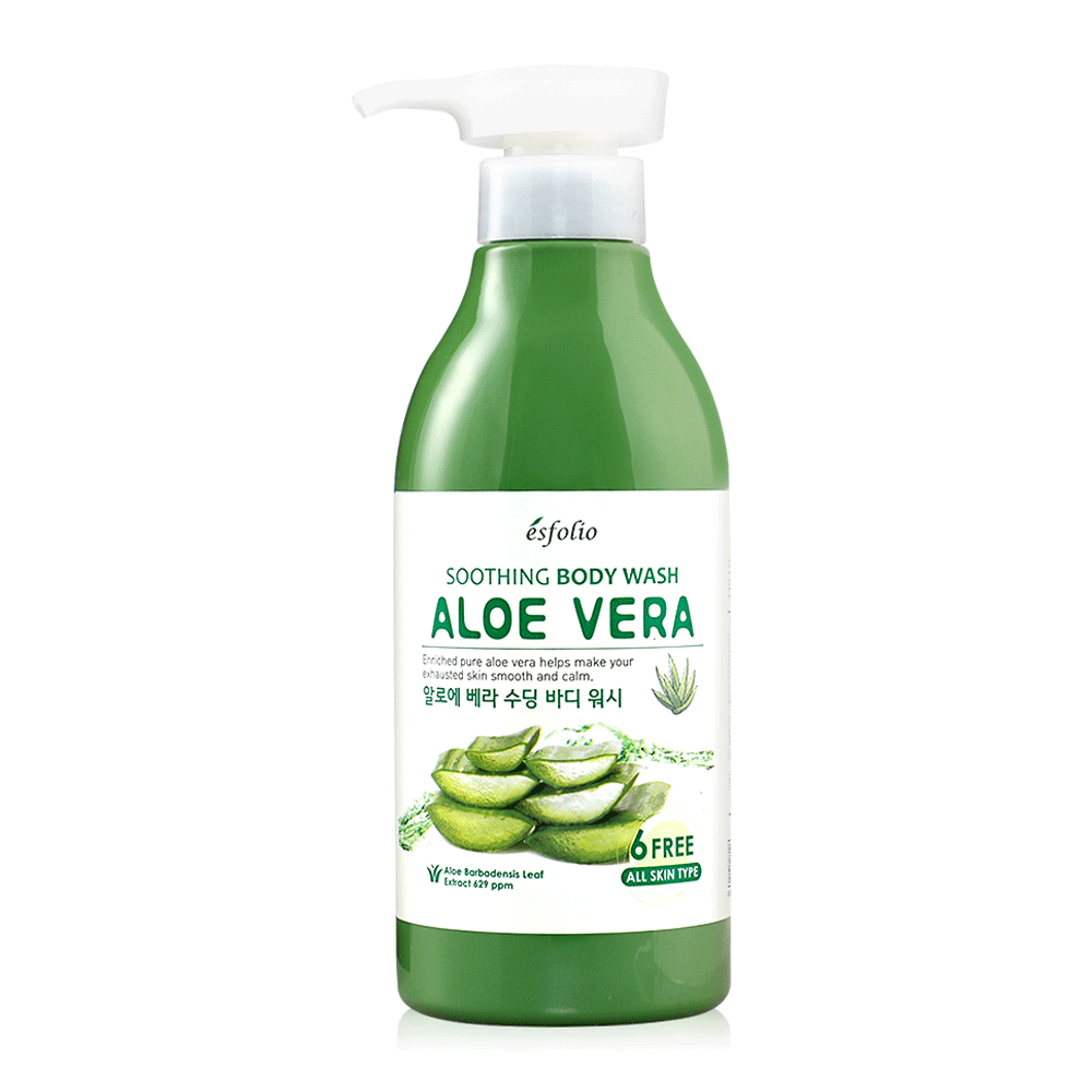 esfolio Aloe Vera Soothing Body Wash 500ml - DODOSKIN