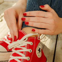 Puntas de uñas muzmak 36pcs #best rojo (cuadrado corto)