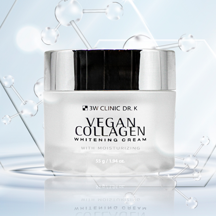 3W CLINIC Dr.K Vegan Collagen Whitening Cream 55G