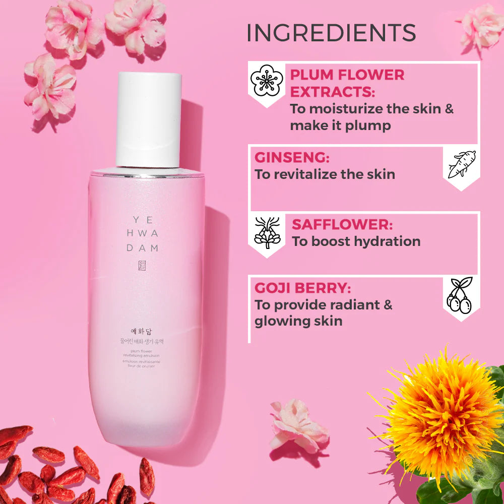 THE FACE SHOP Yehwadam Plum Flower Revitalization Emulsion 140ml