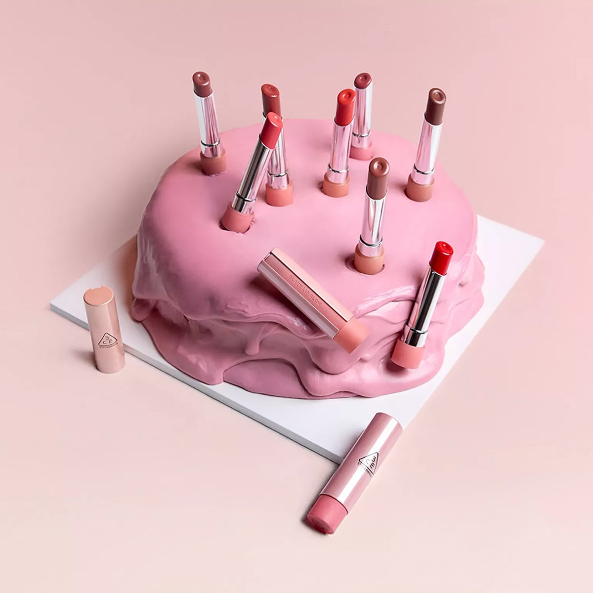 3CE Glaze Lip Glow 3.2G 9 Colors