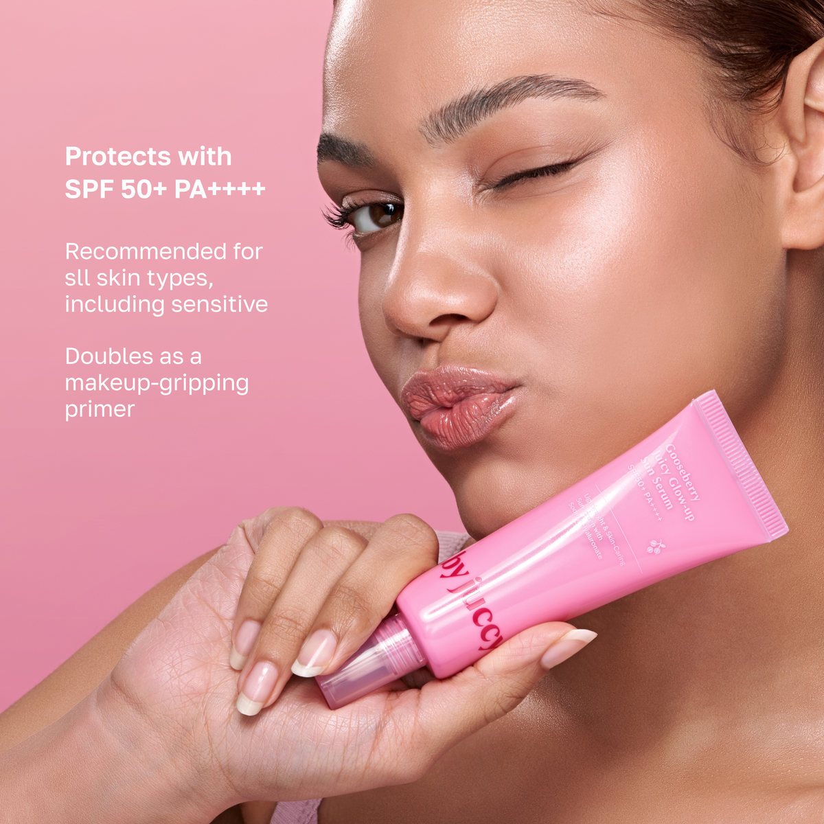 por Juccy Gooseberry Juicy Glow-Up Sun Suero SPF50+PA ++++ 50 ml