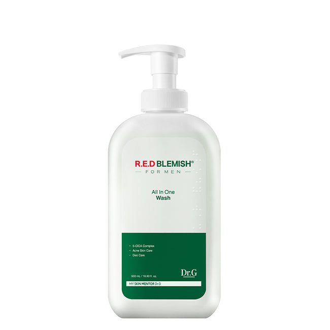 Dr.G Mancha roja para hombres, todos en un lavado de 500 ml