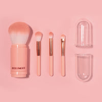 Coringco Cotton Candy Capsule Makeup Brush Set 4 in 1