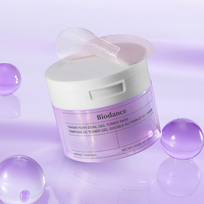 Biodance Caviar PDRN Dual Gel Toner Pads