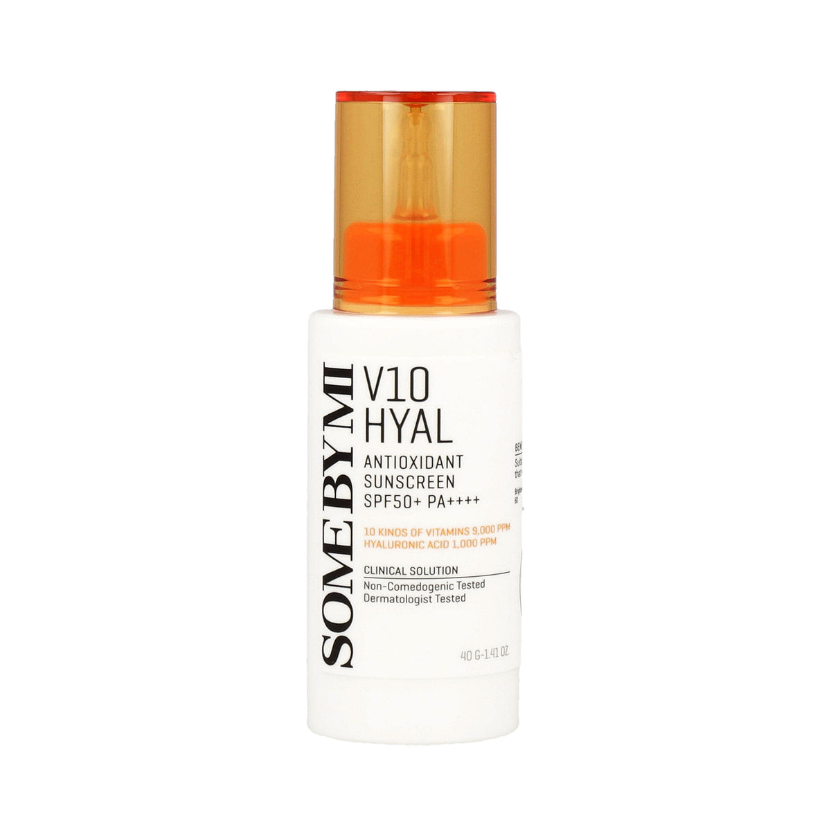 SOME BY MI V10 Hyal Antioxidant Sunscreen 40ml SPF50+ PA++++ - DODOSKIN