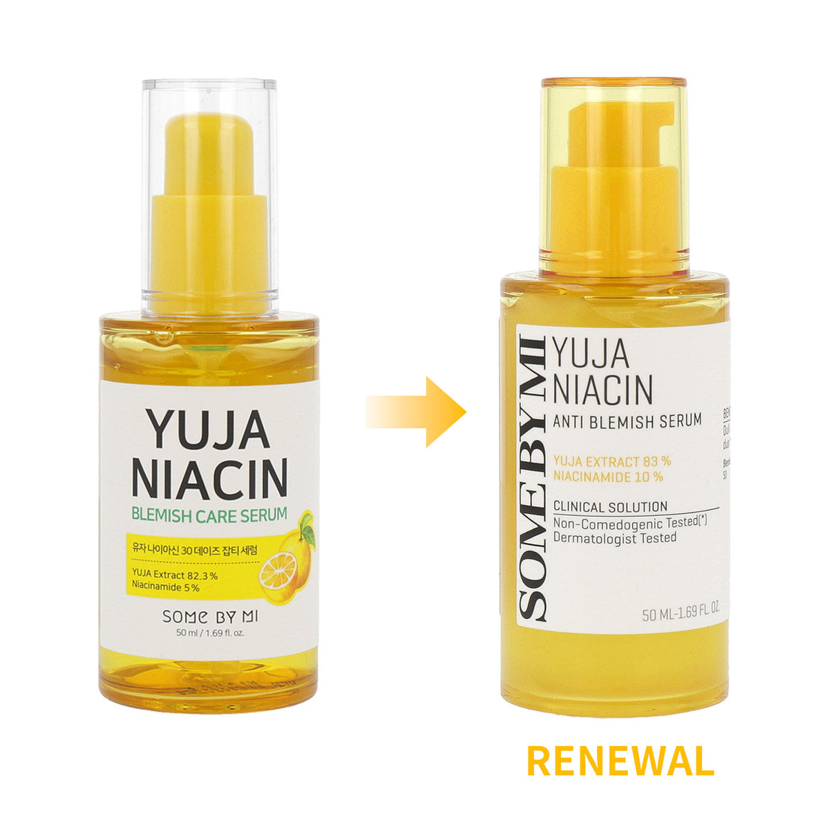 SOME BY MI Yuja Niacin Anti-Blemish Serum 50ml(Renewal) - DODOSKIN