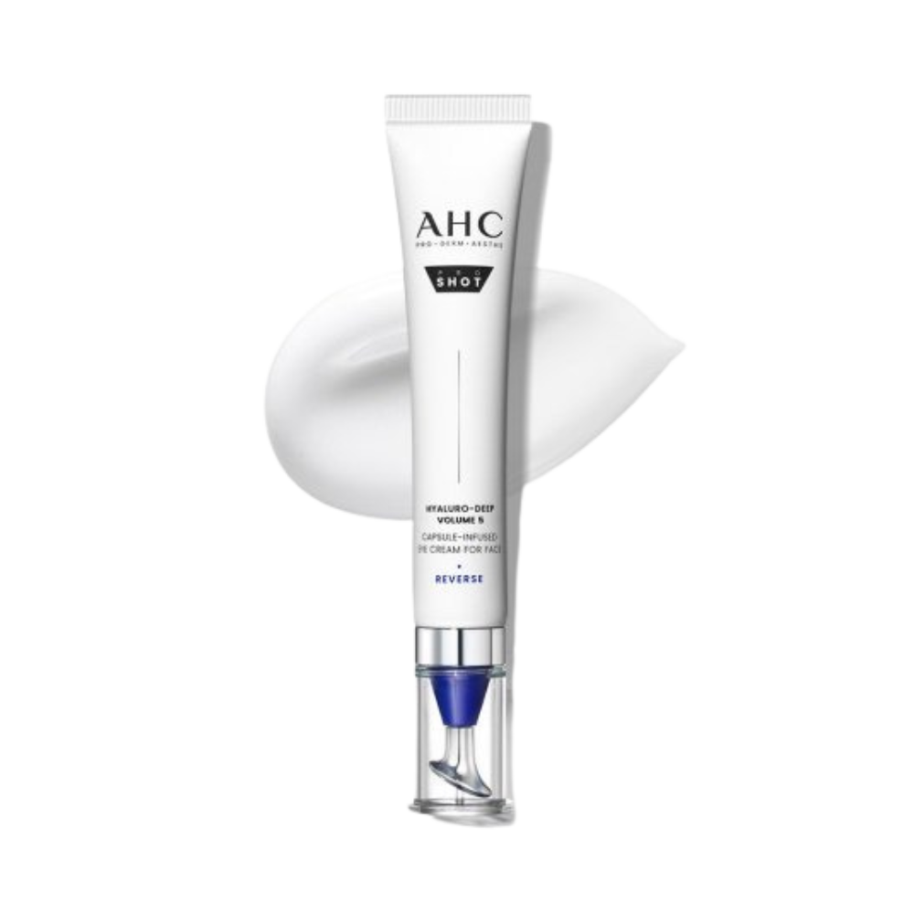 AHC Crema de ojos infundida con cápsula 5 con hyaluro-profunda para la cara 30 ml de Hyaluro
