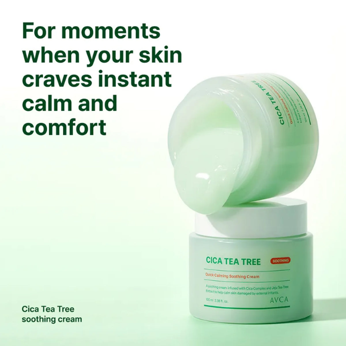 Avca Cica Tree Tree Rapid Calming Cream 100ml 100ml