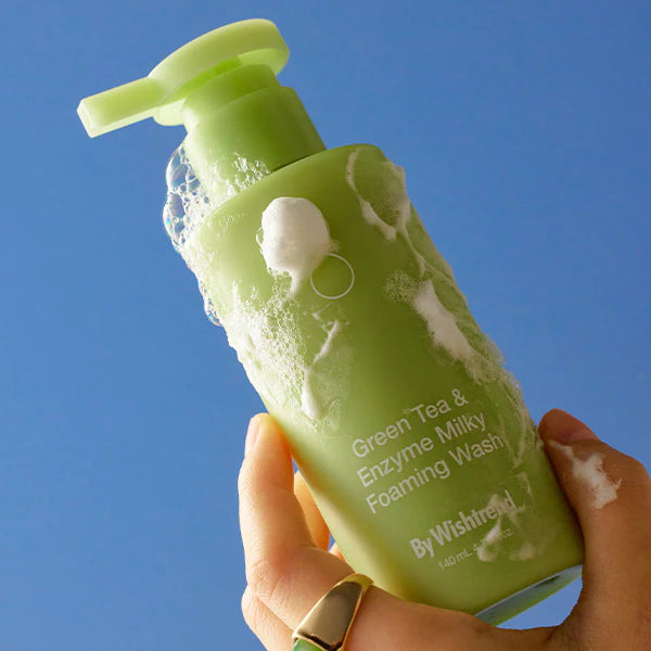 Por WishTrend Té verde y enzima lana de espuma láctea 140 ml