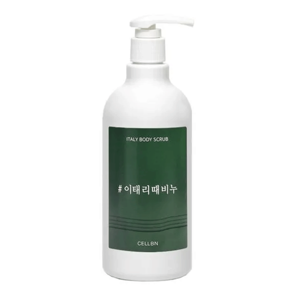 CELLBN Italy Body Scrub 500ml Product Description: CELLBN Italy Body Scrub is an exfoliating and nourishing body treatment designed to gently remove dead skin cells and impurities, leaving the skin smooth, soft, and rejuvenated