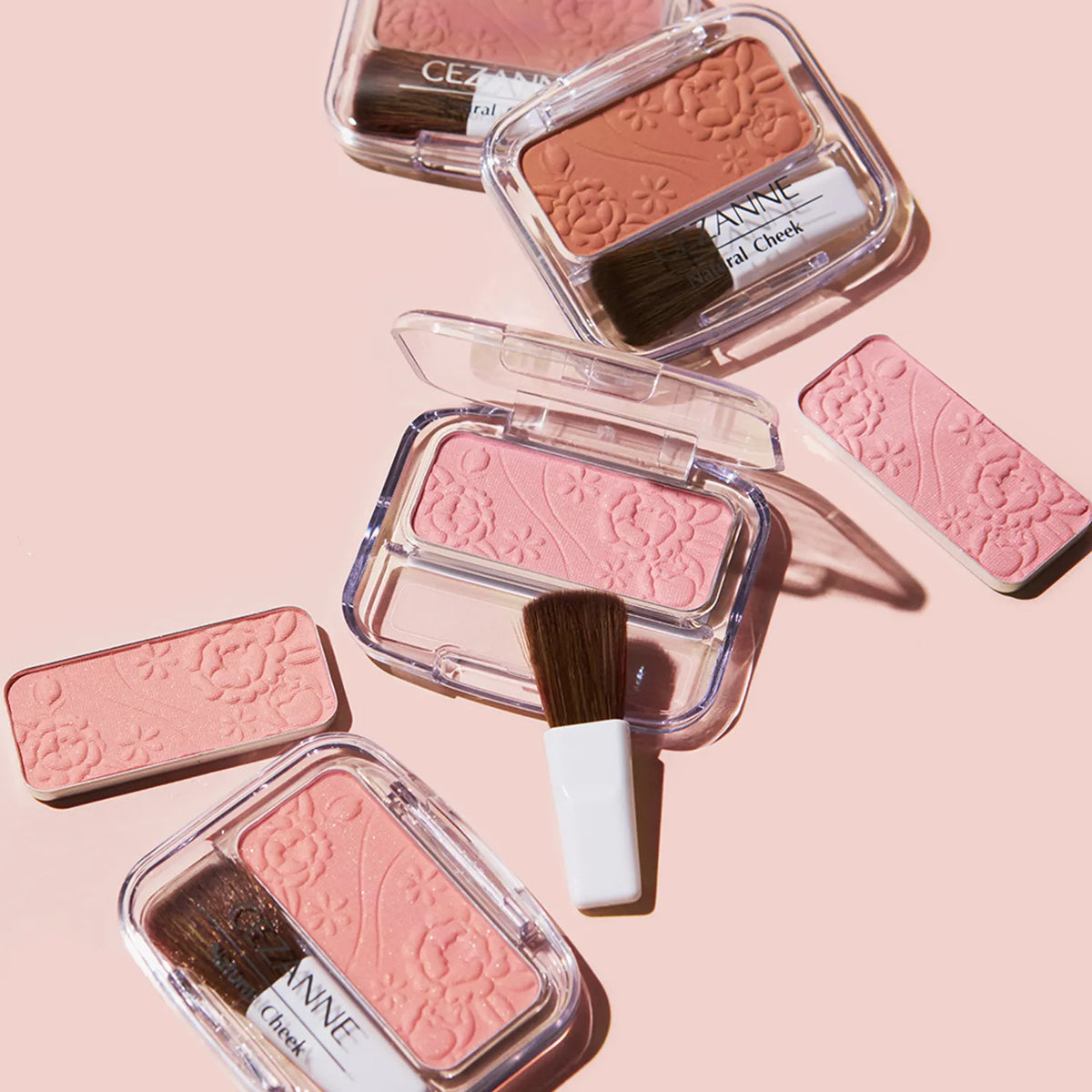CEZANNE Natural Cheek N 3.5g 4 colors