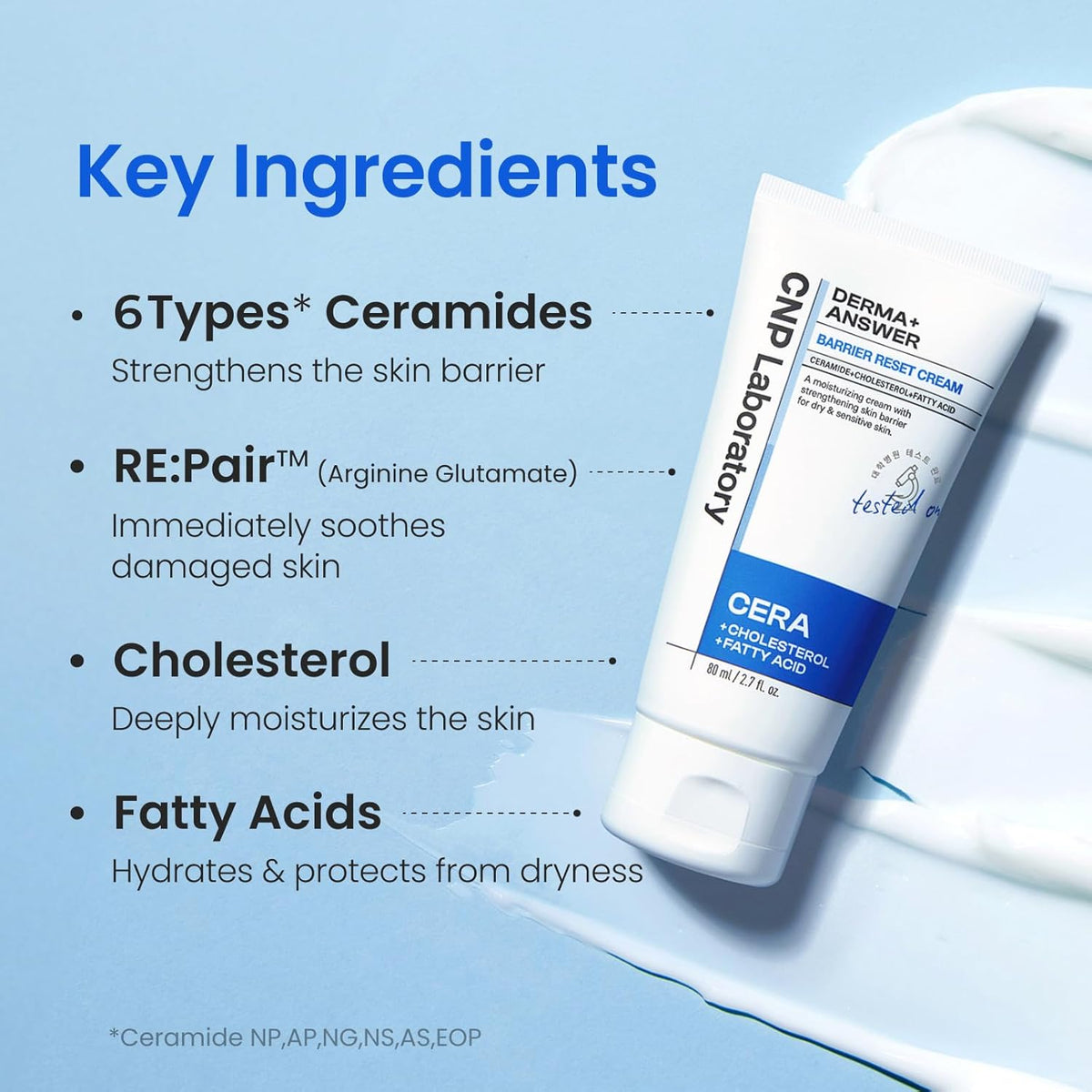 CNP Laboratory Derma+Respuesta Barrera Restablecimiento de la crema 80ml