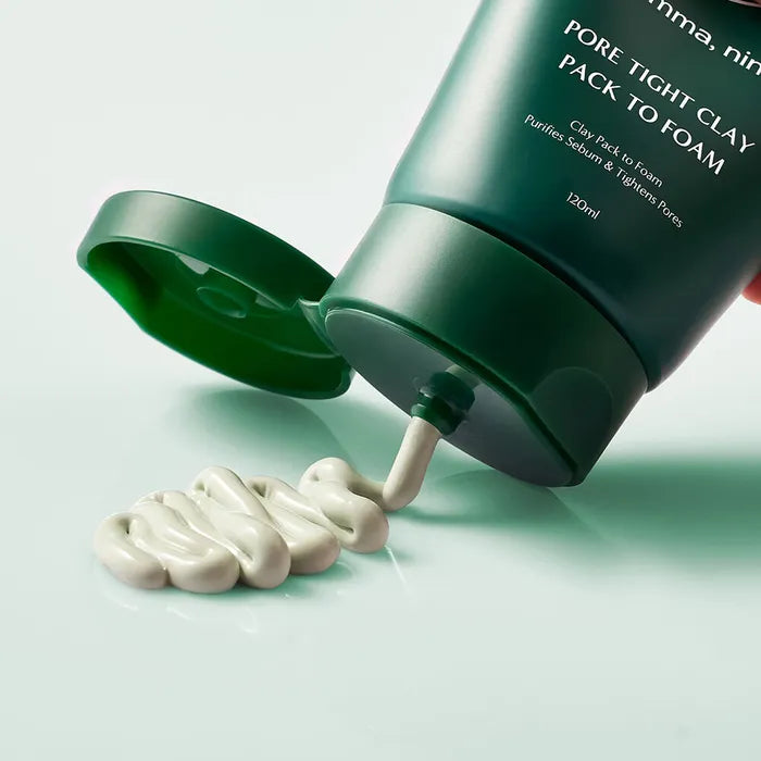 COMMANINE 3-in-1 Pore Tight Clay Pack-to-Foam Cleanser 120ml
