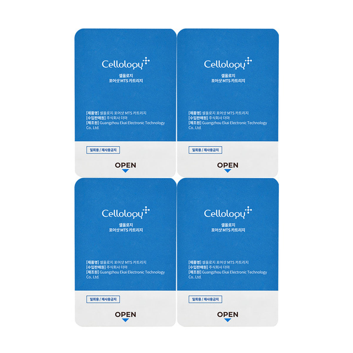 Cellology Pore Shot MTS Cartridge (4 Pieces)