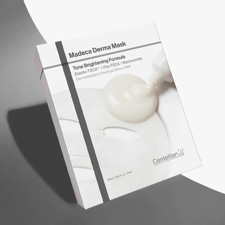 Centellian24 Madeca Derma Mask Tone Brightening Formula 25ml 1 Box 10 Sheets