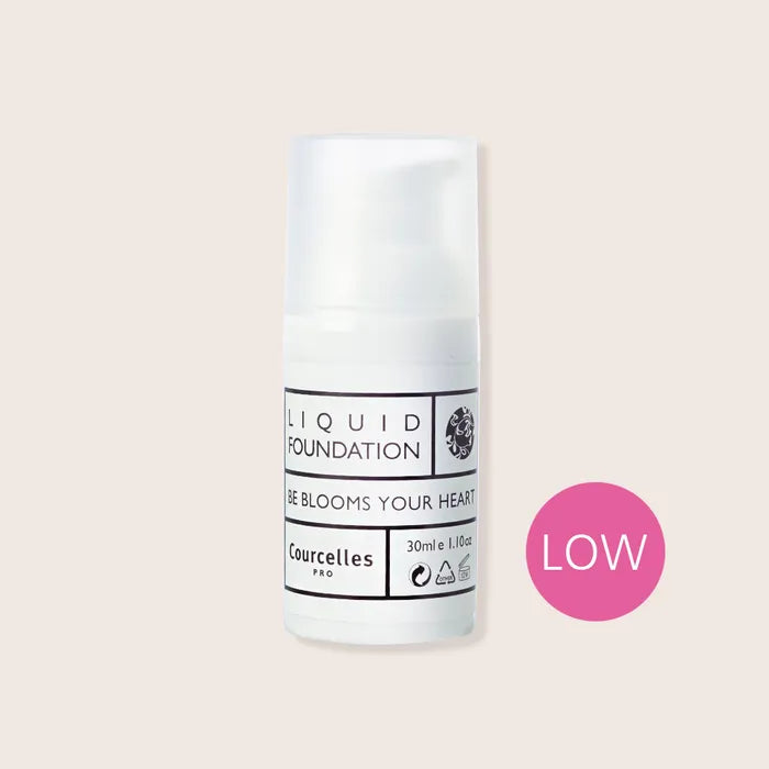 Courcelles Liquid Foundation – NO.100 Low Powdery (Choose 15ml or 30ml)