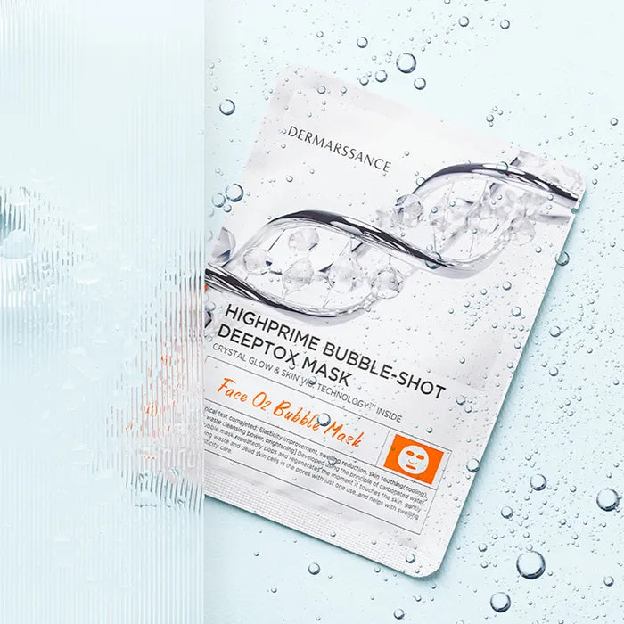 DERMARSSANCE Highprime Bubble Shot Deep Tox Mask 25ml x 5pcs