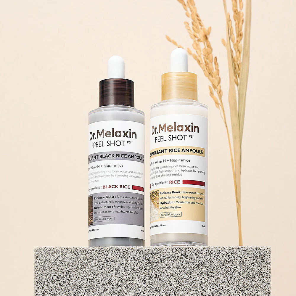 Dr.Melaxin Peel Shot Glow Black Rice Ampoule 80ml