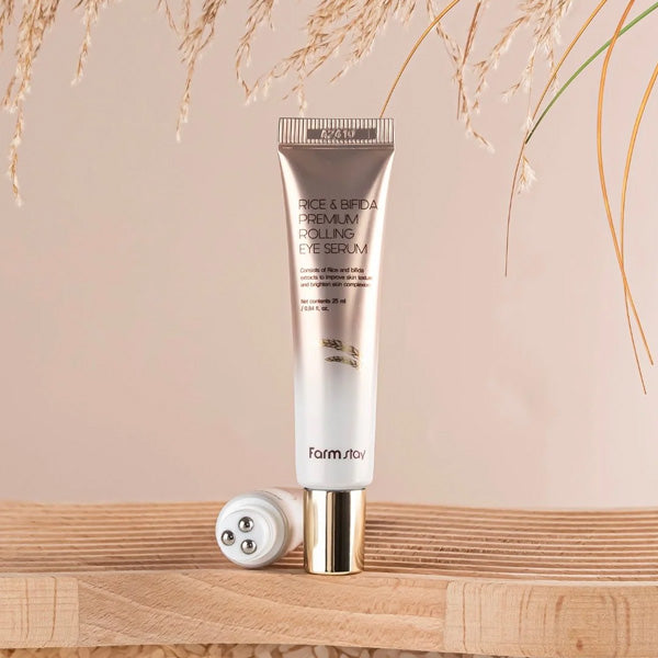 Farmstay Rice & Bifida Premium Rolling Eye Serum 25ml