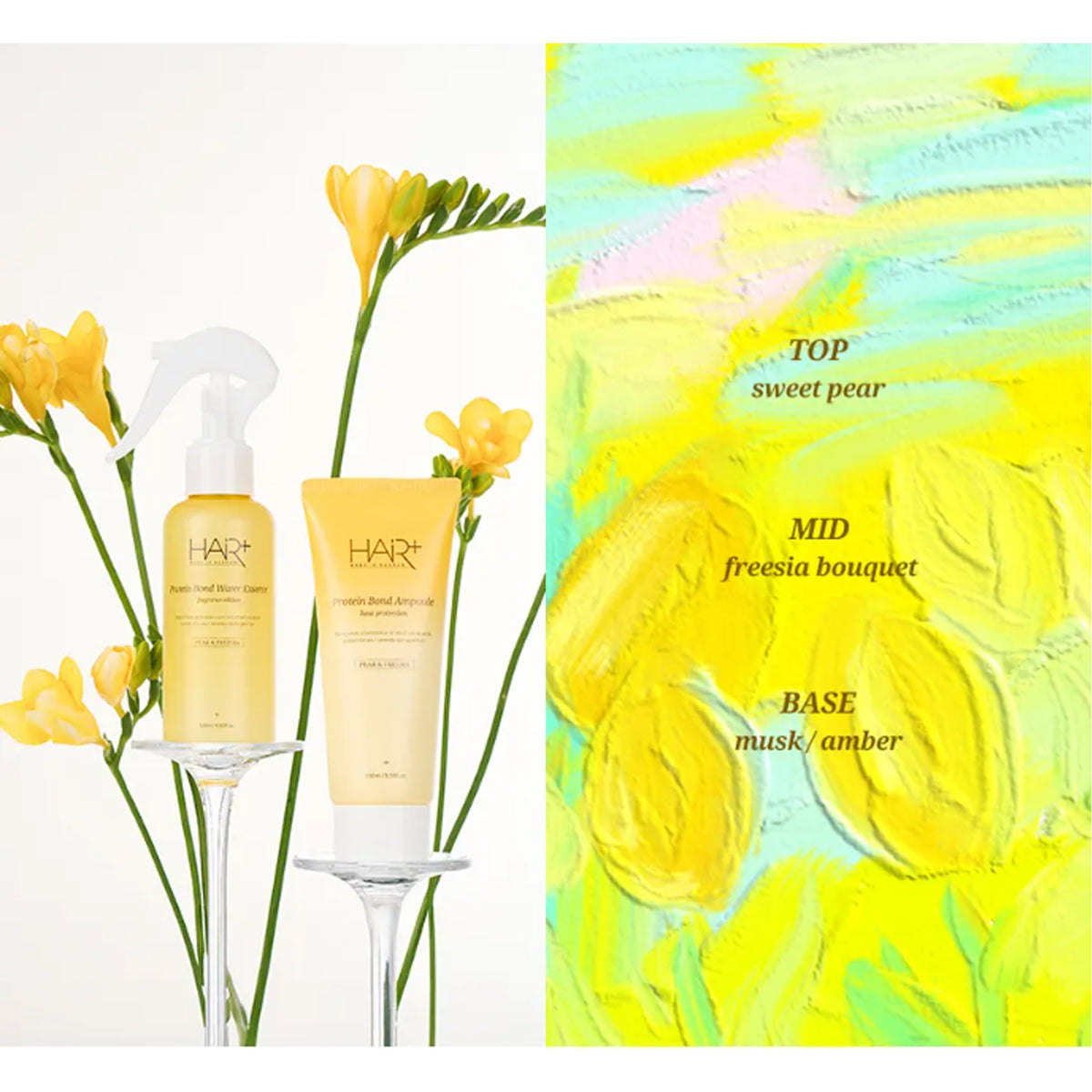Cabello+ enlace proteína Ampoule Pear & Freesia Edition 100ml