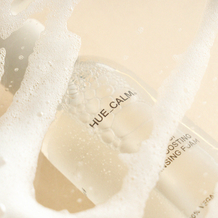 HUECALM Kintsugi Glow Boosting Cleansing Foam 160ml