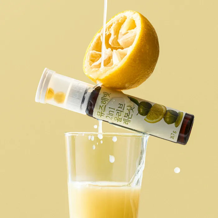 INTAKE Muse Habit 2-in-1 Olive Lemon Shot 2-Week Supply (Dual Formula / 14 Sticks)