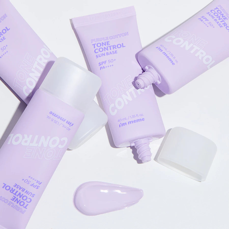 I’M MEME Purple Cotton Sun Base SPF50+ PA++++ 40ml