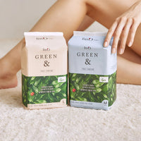 Soy O Green & Sanitary ToLs Tamaño mediano (26 almohadillas por paquete) - 4 paquetes