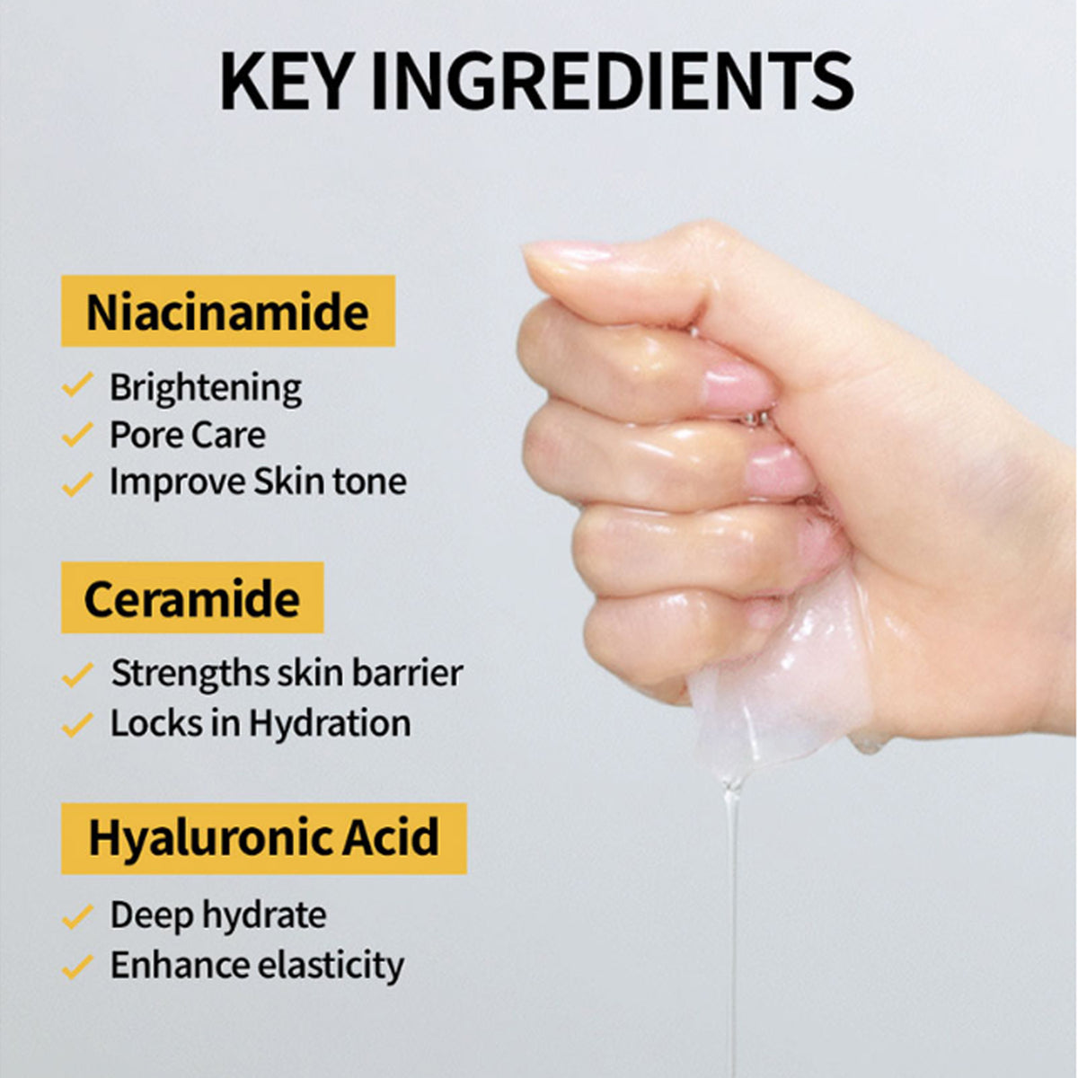 JM Solution The Effect Niacinamide & Whitening Mask 10ea