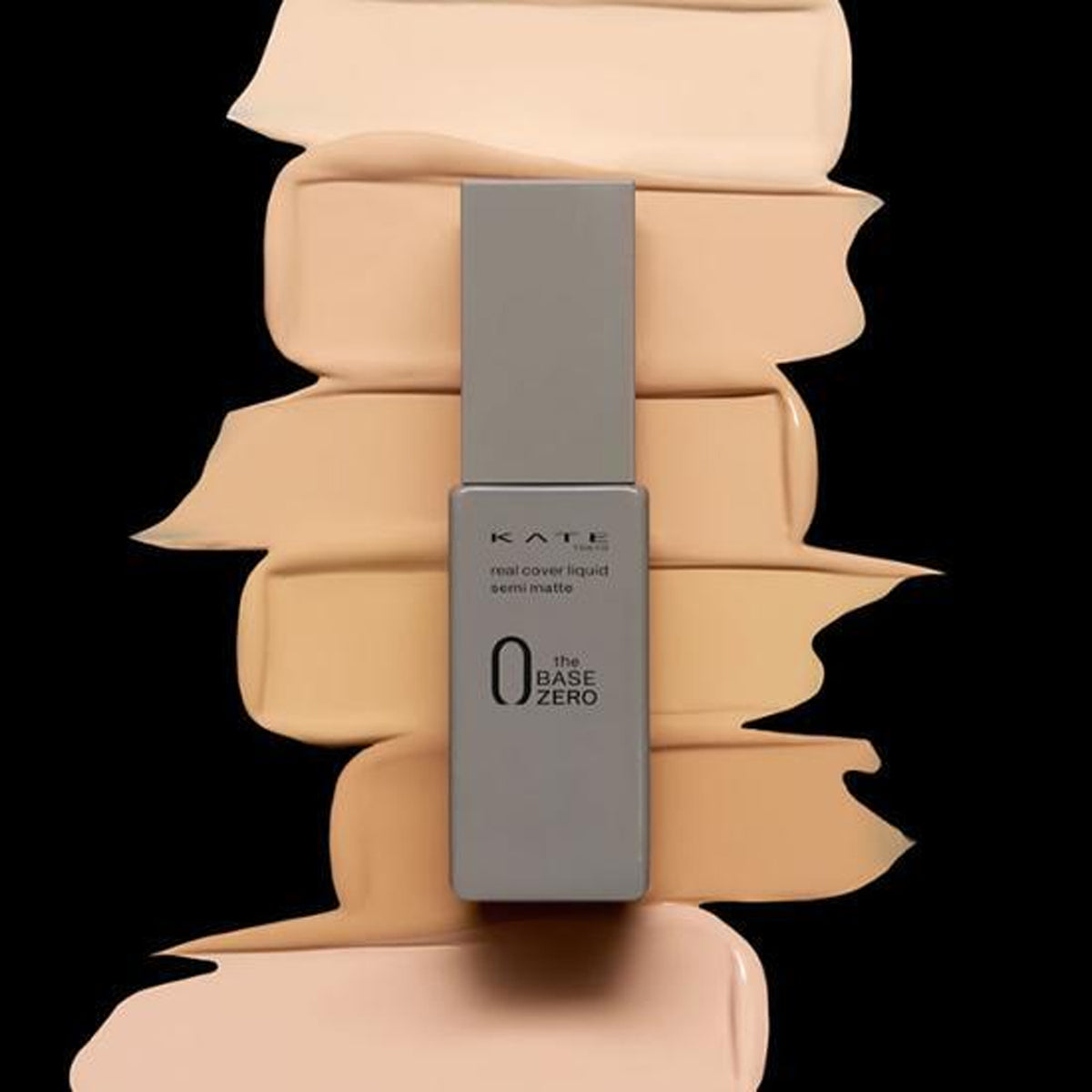 Kate Real Cover Liquid Foundation semi-mate 6 tonos