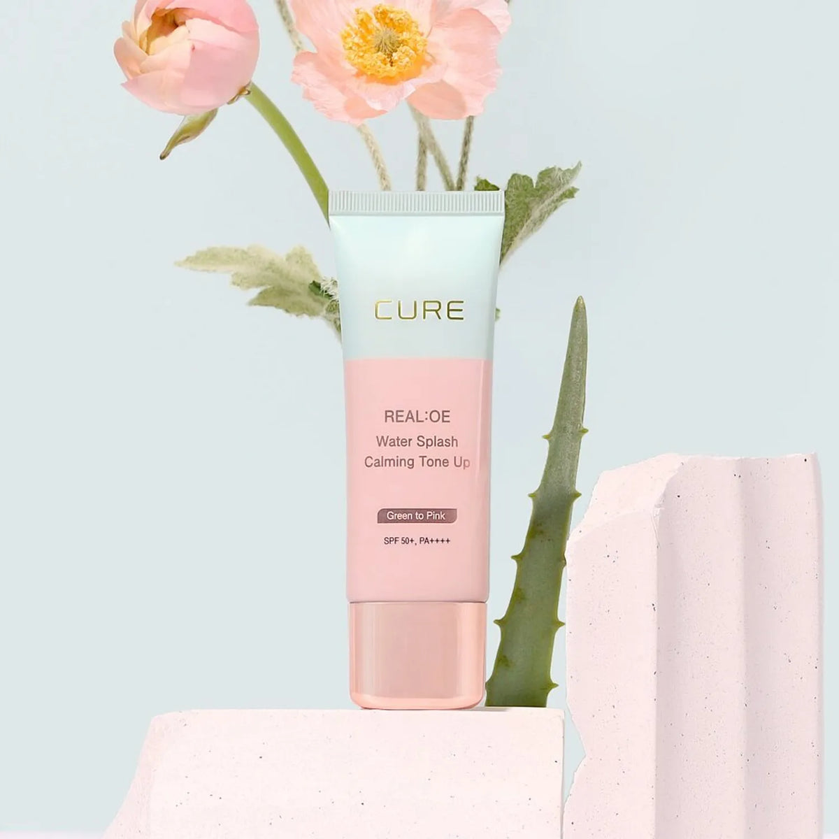 KIM JEONG MOON Aloe Cure Realoe Water Splash Calming Tone Up 40g