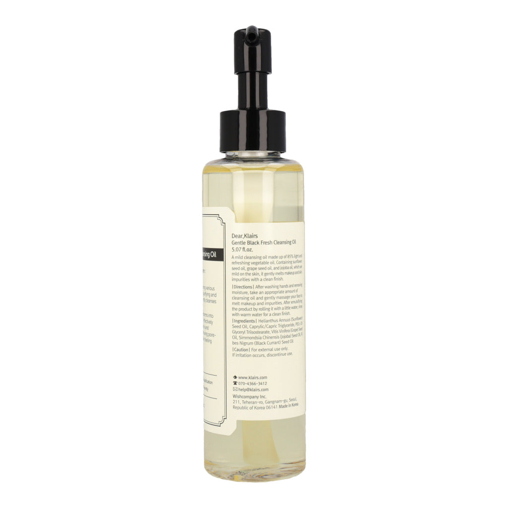 Uses oil to effectively dissolve and remove makeup and impurities.