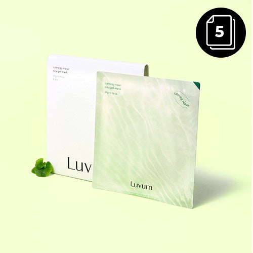 Luvum relajante reparación cica gel máscara 5ea
