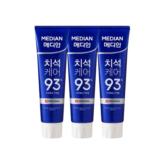 MEDIAN Tartar Toothpaste Original 120g x 3ea