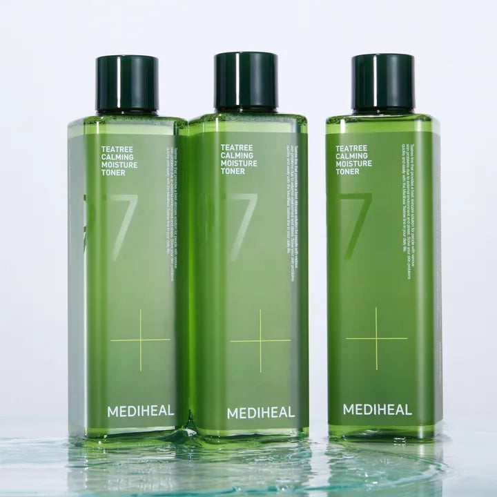 MEDIHEAL Tóner de humedad calmante de árbol de té 350 ml