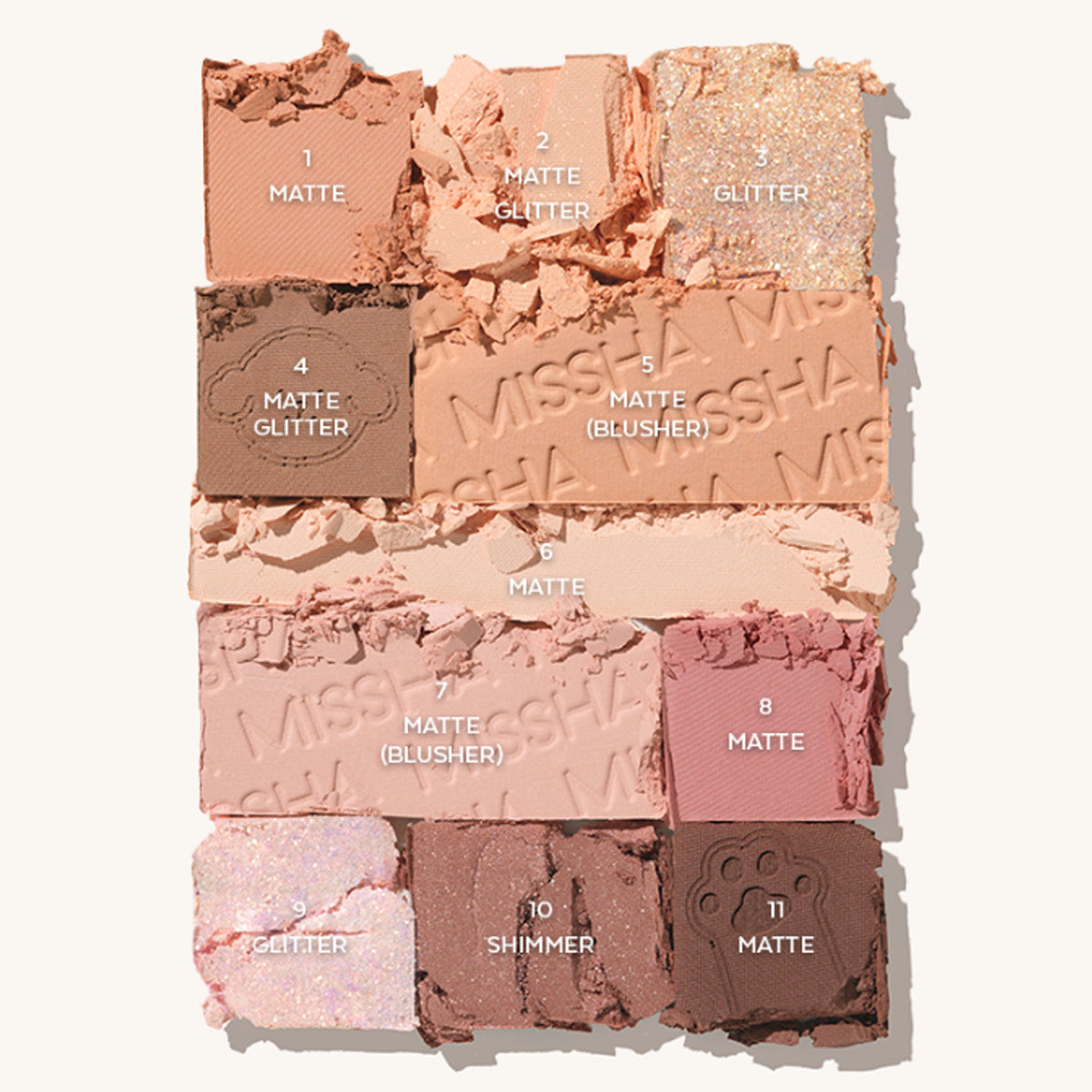 MISSHA Mood Moment Palette 2 colors