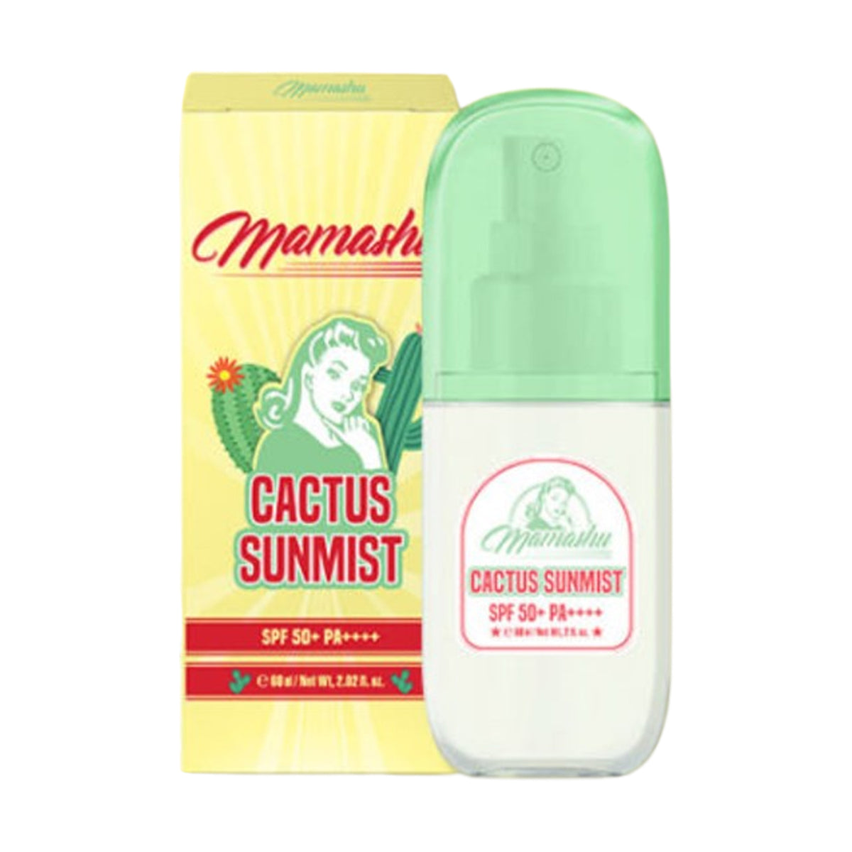 Mamashu Cactus Sun Mist SPF50+ PA++++ 60ml