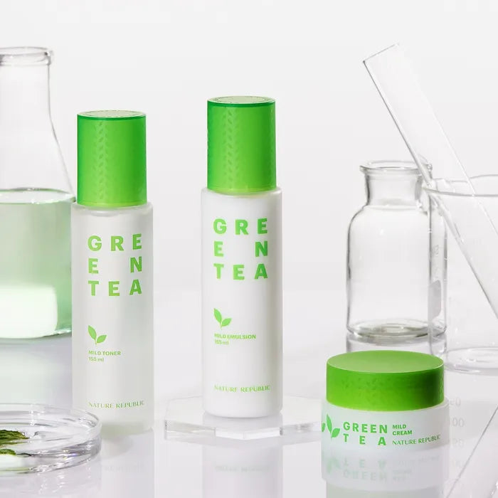 NATURE REPUBLIC Juego especial de cuidado de la piel de té verde puro