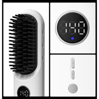oa Volume Up Cordless Hair Styler Brush (Portable Mini Volumizing Iron)