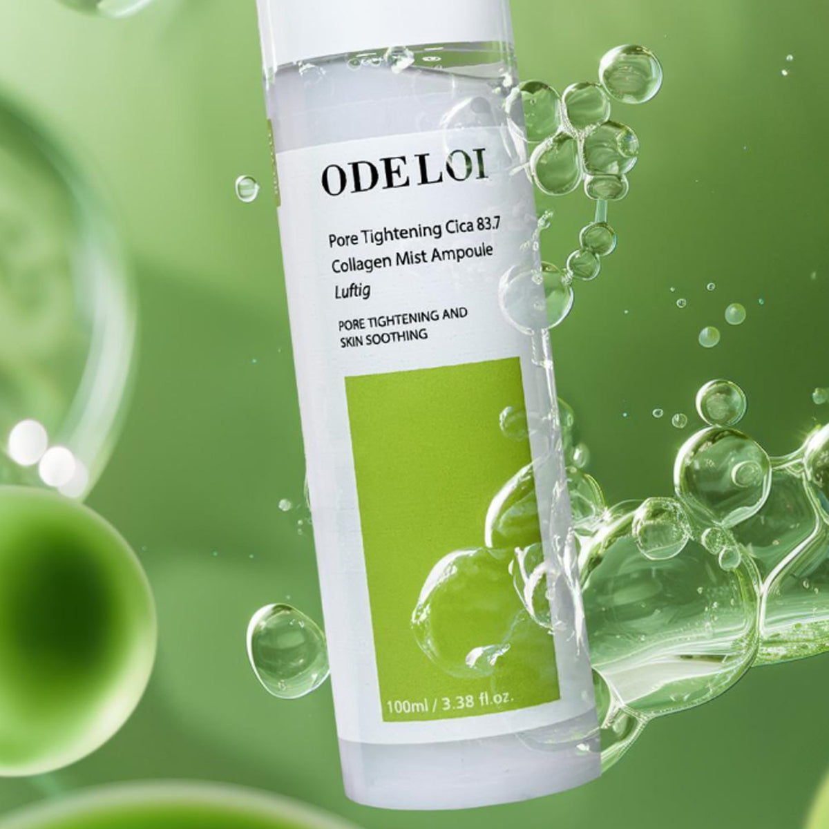 ODELOI Pore Tightening Cica 83.7 Collagen Mist Ampoule Luftig 100ml