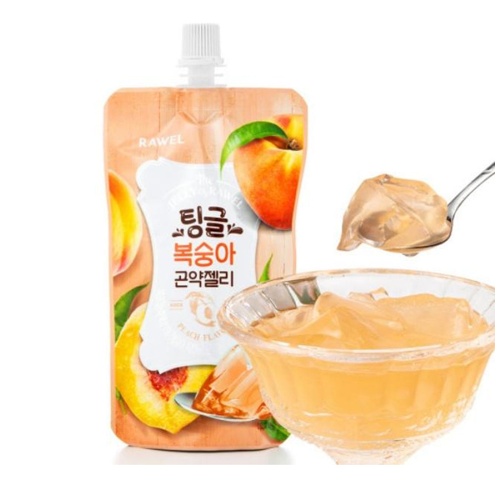 RAWEL Konjac Jelly Peach 10ea*130g - DODOSKIN
