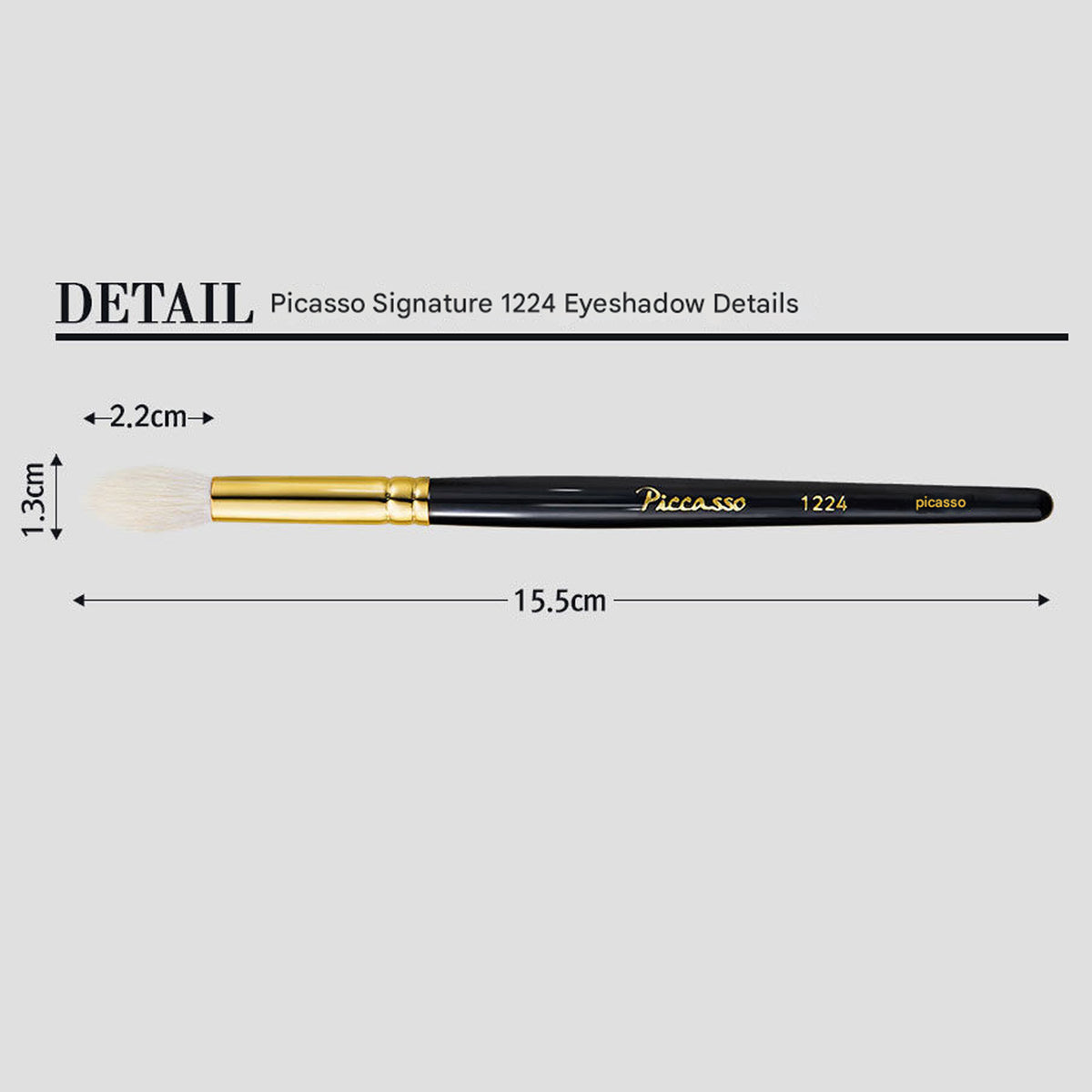PICCASSO Signature 1224 Eyeshadow Brush